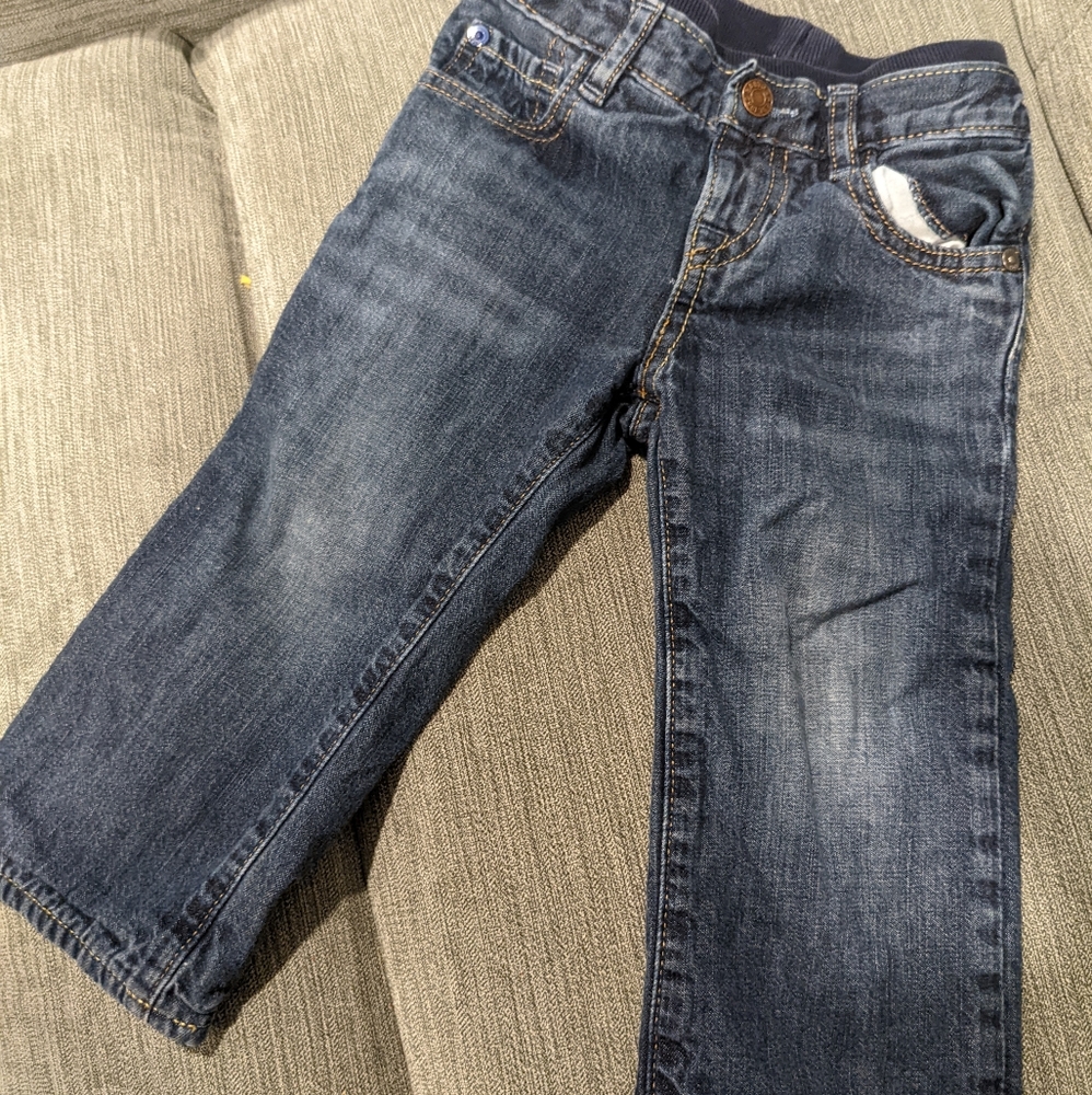 18-24 months Lined boys jeans